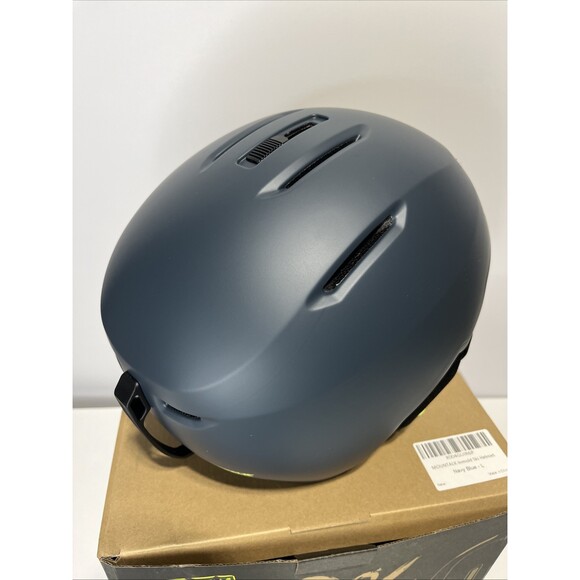 Snow Sport Helmet NWT Adult Large (23-24.8 in.) 60-63 cm Matte Navy Blue Gray main image 3
